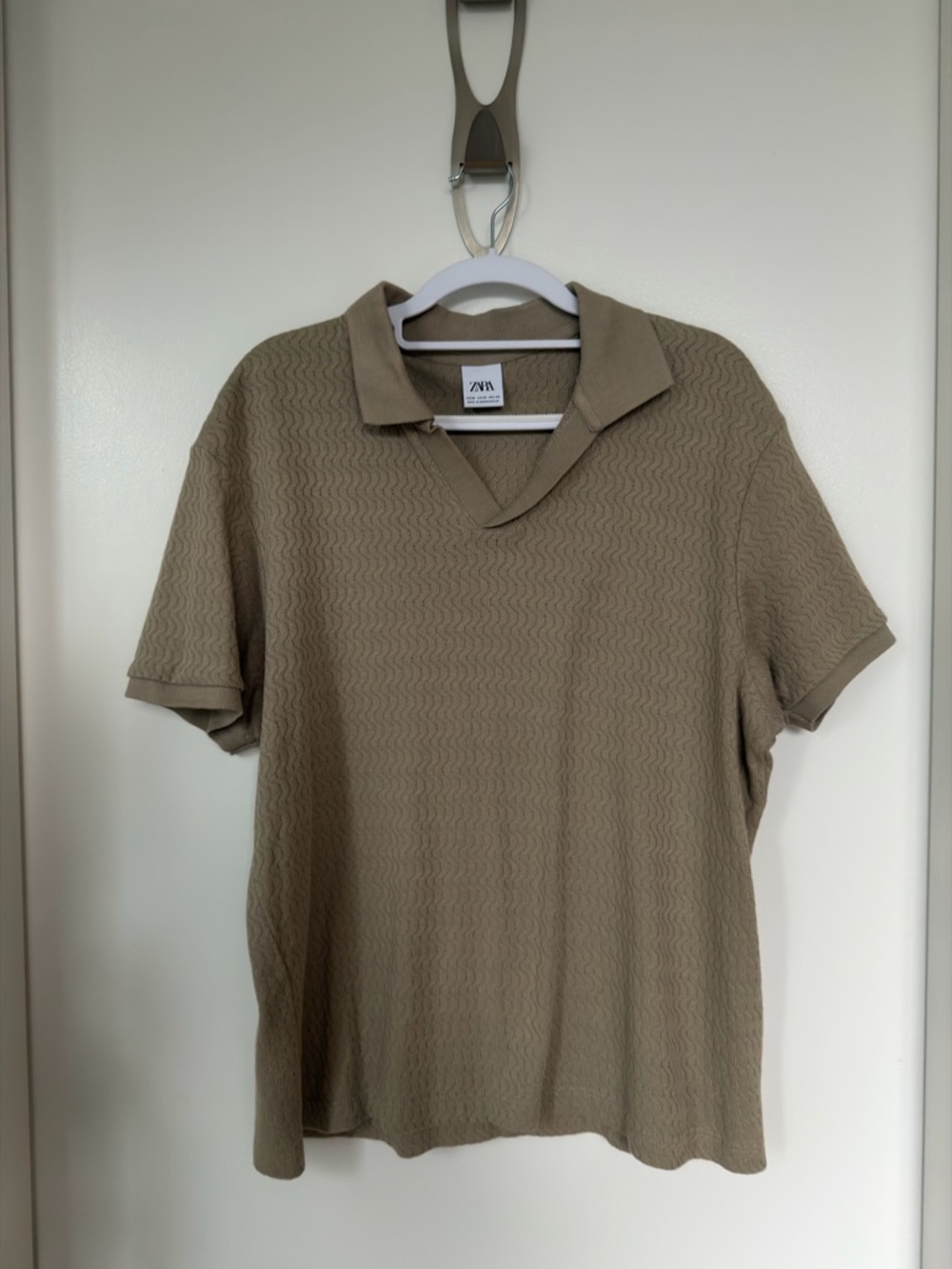 ZARA Men’s Short Sleeve Polo in Olive